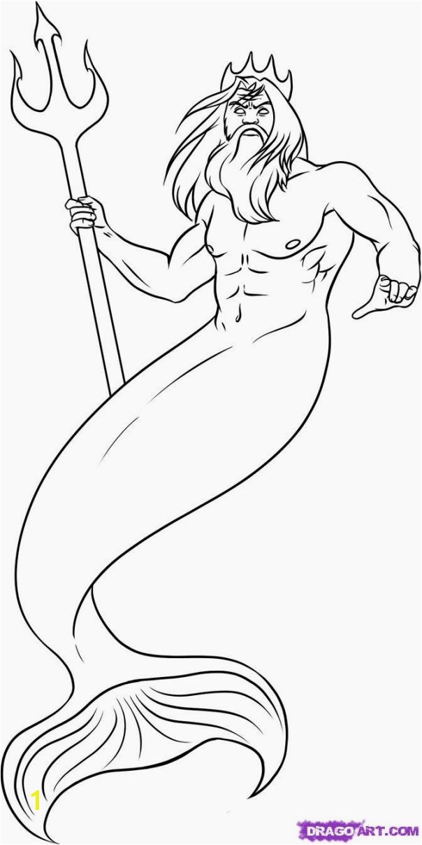 Poseidon Greek God Coloring Pages Fresh Poseidon Coloring Pages – Color Bros