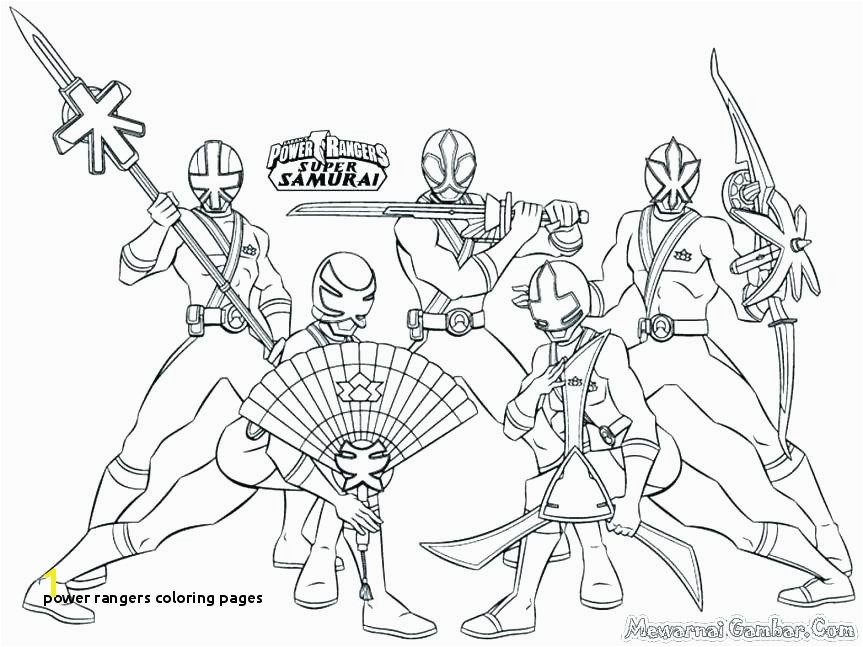 25 Power Rangers Coloring Pages