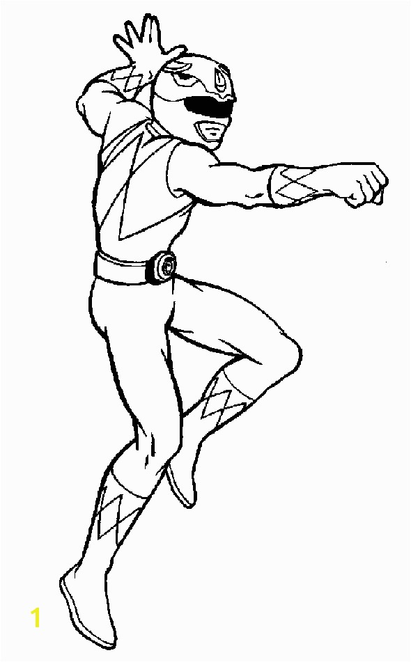 Power Ranger Coloring Pages Blue Power Ranger Coloring Page