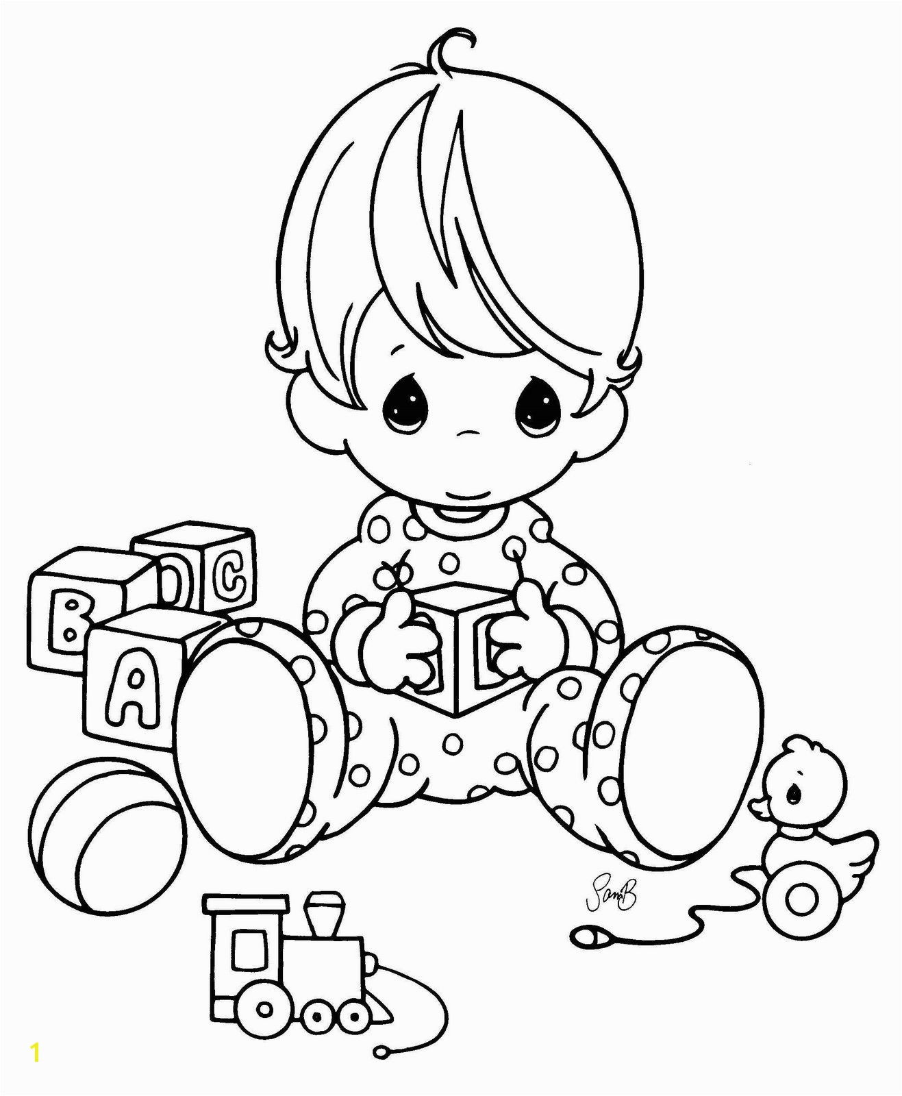 Precious Moments Coloring Pages Pdf Free Printable Baby Coloring Pages for Kids to Print Coloring Image