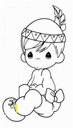 Precious Moments Indian Coloring Pages 111 Best Digital Precious Moments Images On Pinterest In 2018