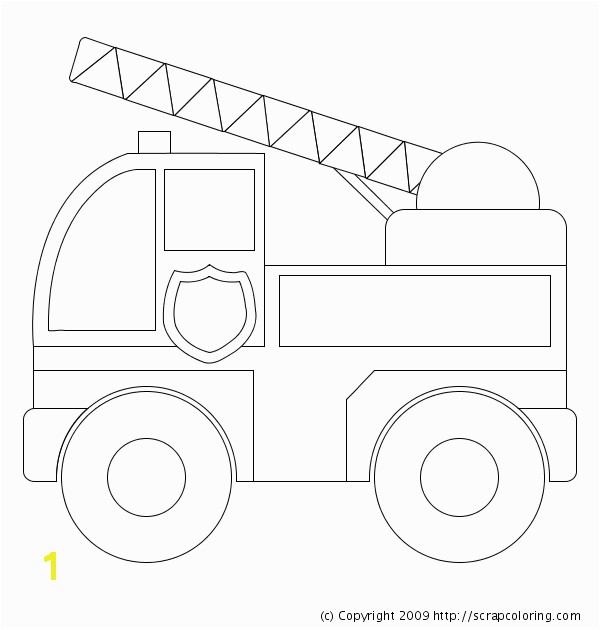 Image detail for preschool fire truck coloring pages preschool fire truck coloring