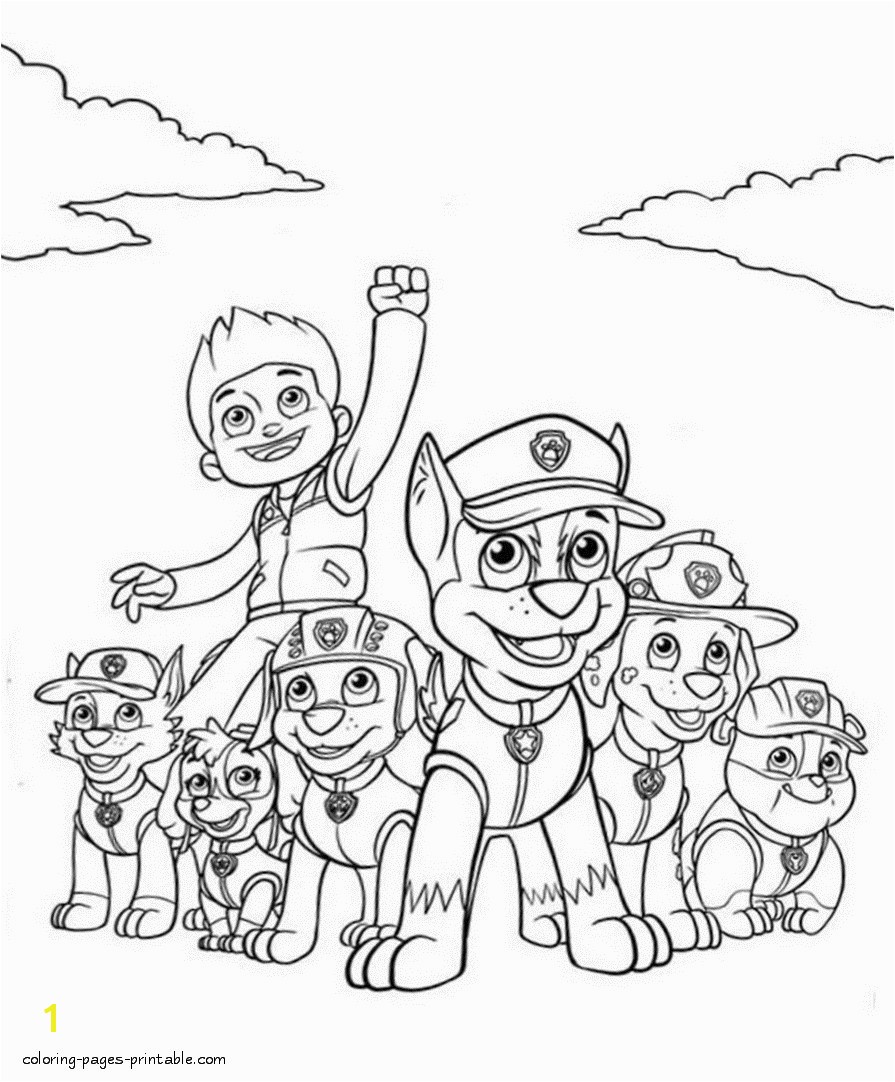 Paw Patrol Printable Coloring Pages Fresh Gorgeous Paw Patrol Coloring 13 Chase Page Drawing Paw