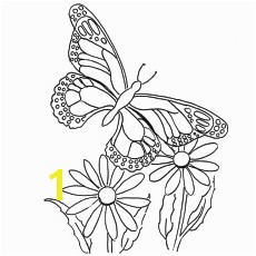 Flying Queen Butterfly Coloring Pages