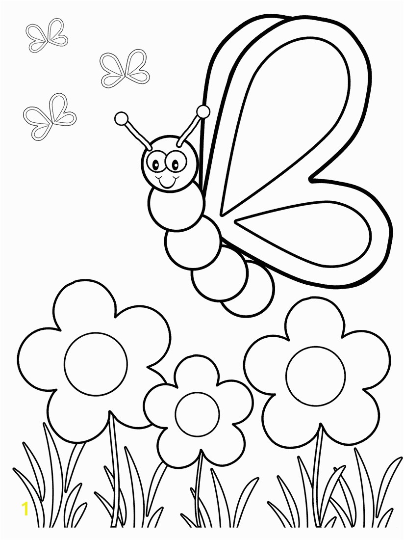 Butterfly Coloring Pages For Your Toddlers