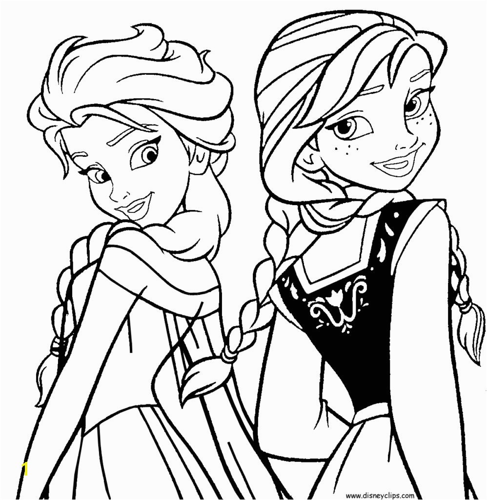 Printable Coloring Book and Pages Frozen Printable Coloring Pages Anna and