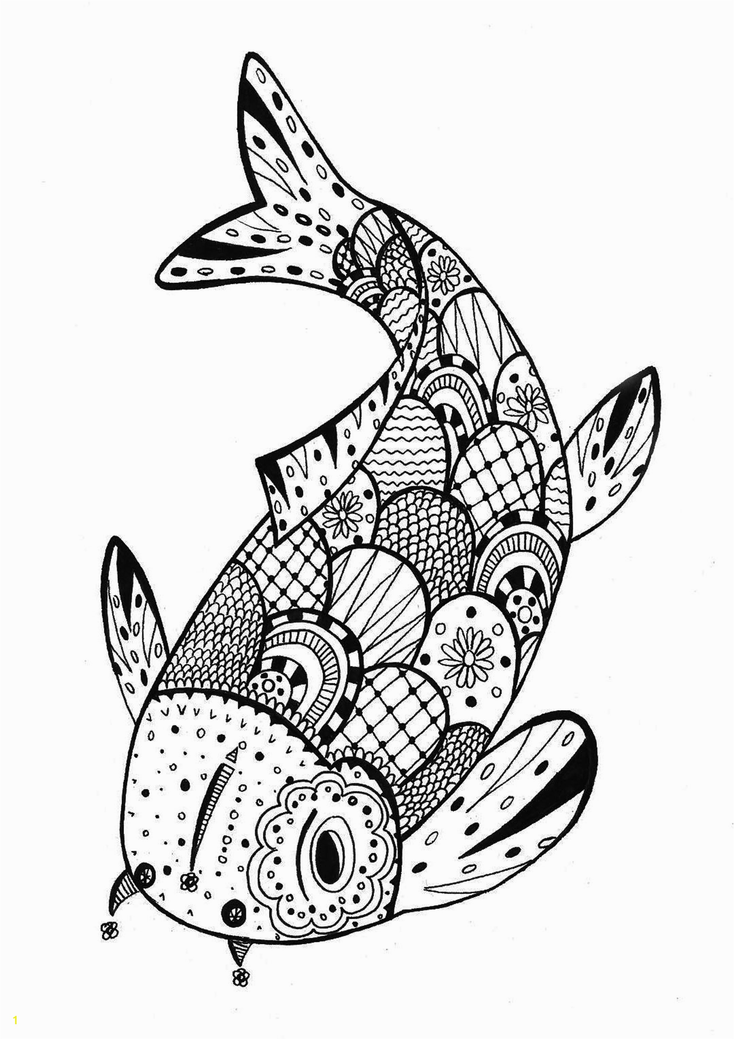 A Fish Coloring Page Fresh Best Fresh S S Media Cache Ak0 Pinimg originals 0d B4 2c