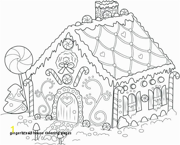 Printable Gingerbread House Coloring Pages 30 Gingerbread House Coloring Pages