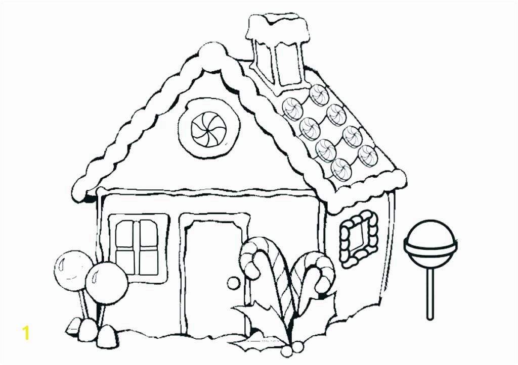 Printable Gingerbread House Coloring Pages Full House Coloring Pages House Coloring Page Country Cottage