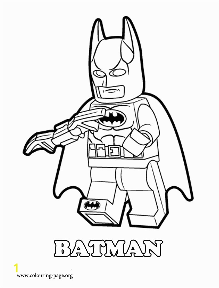 Batman is a Lego superhero and Master Builder Enjoy with this another awesome and free coloring page from The Lego Movie Just print it