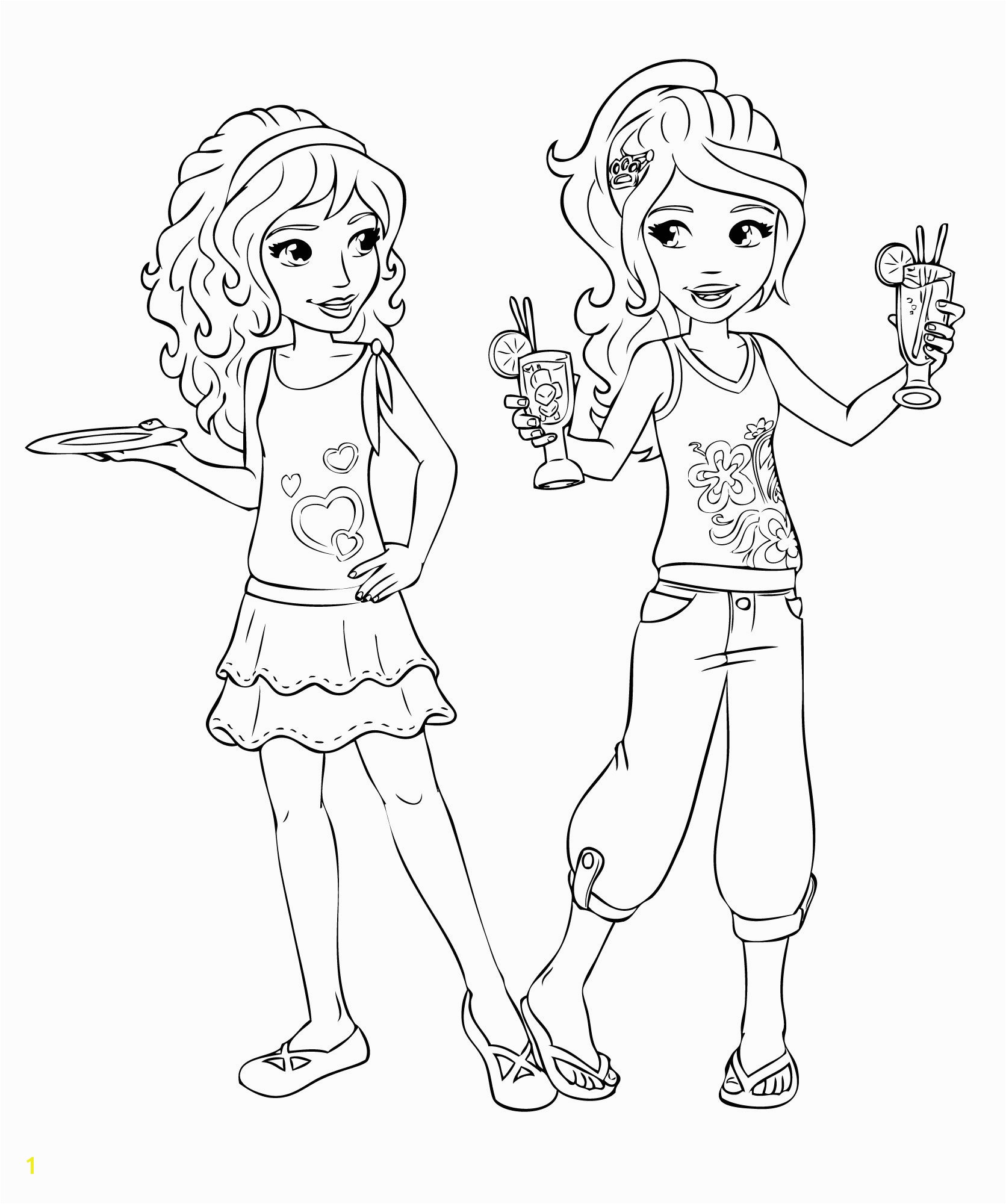 lego friends coloring pages tagged with best friends coloring pages