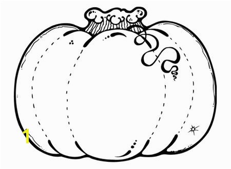 A pumpkin coloring page