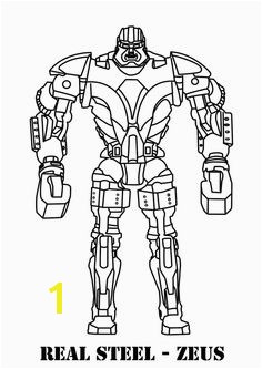 real steel robots coloring pages for kids
