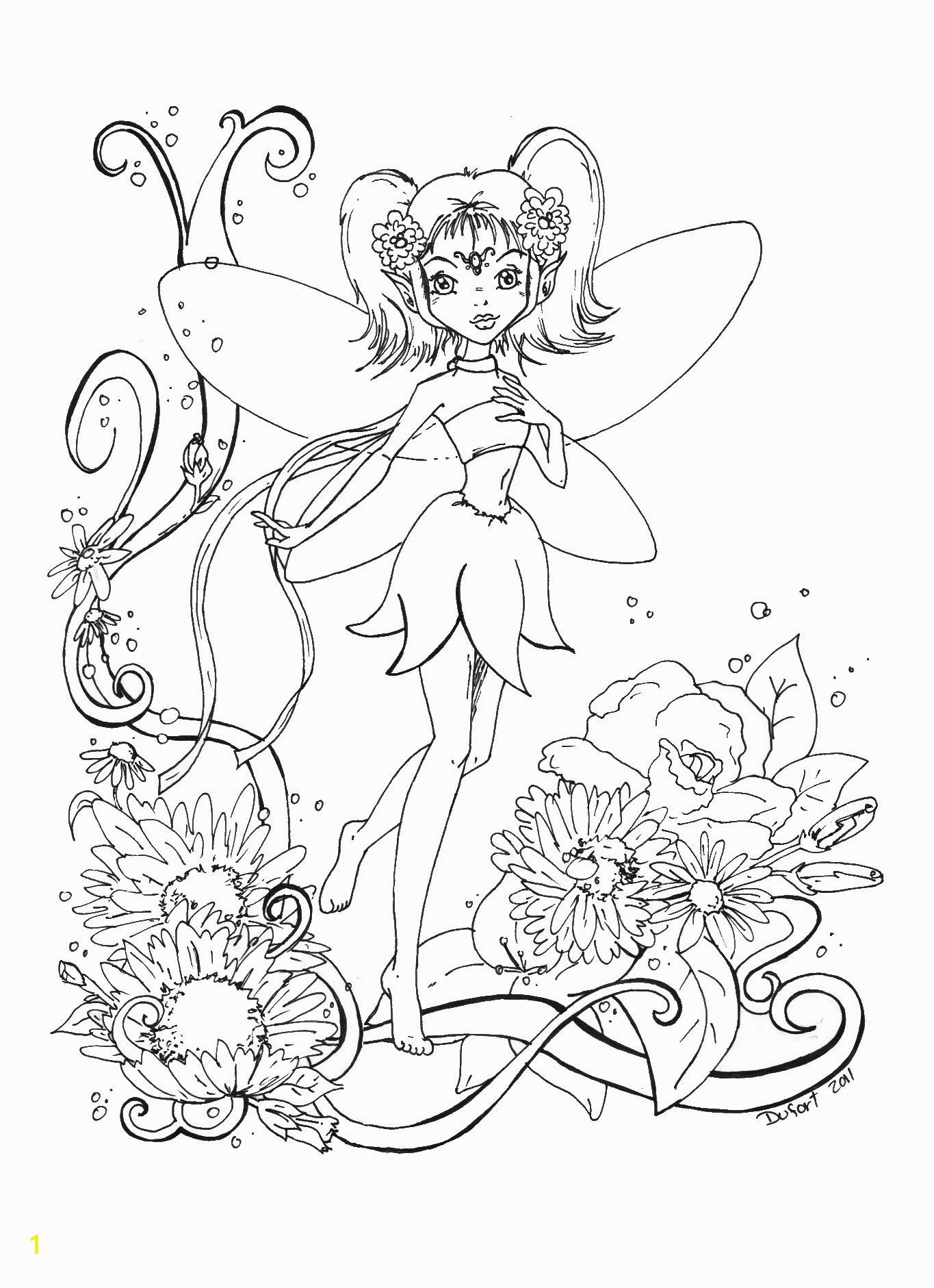 Fairy Coloring Pages For Kids Fresh Realistic Fairy Coloring Pages For Adults Coloring Pages