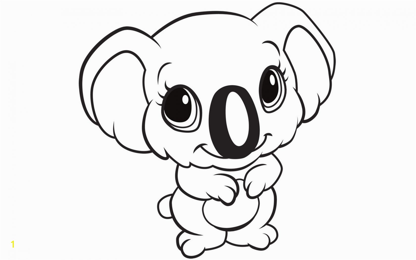 petitive Baby Animals Coloring Pages Best Cute Cartoon Gallery Printable Animal 7