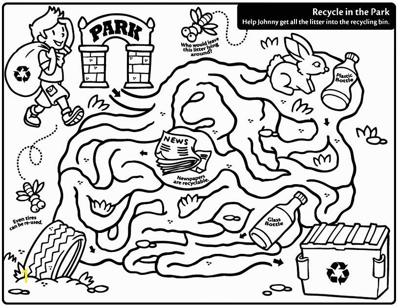 Reduce Reuse Recycle Coloring Pages Recycling Coloring Pages Printable Earth Day