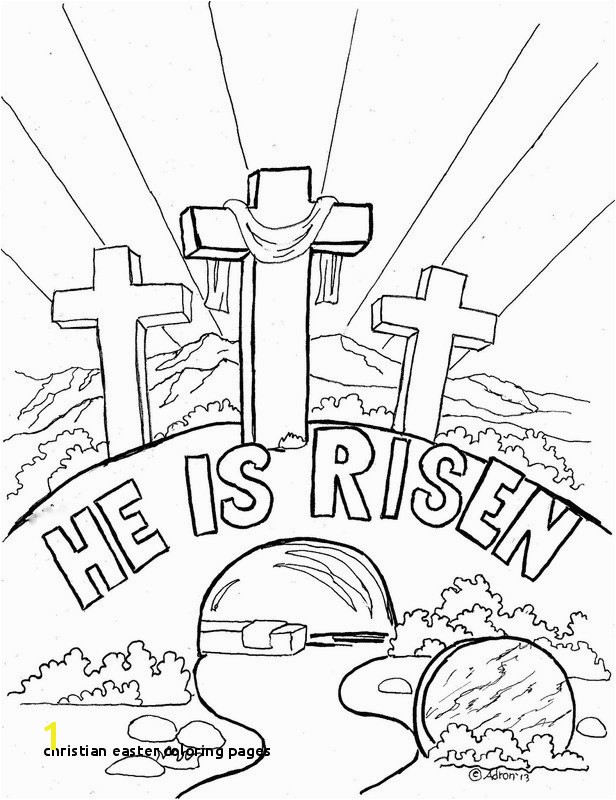 Religious Easter Coloring Pages for toddlers Christian Easter Coloring Pages Religious Easter Coloring Pages 11