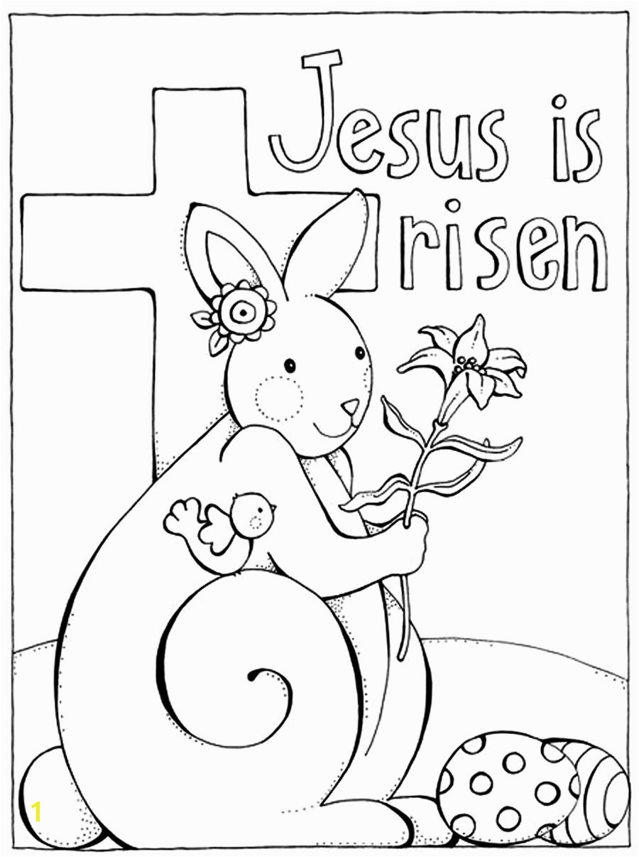 Jesus Is Risen Easter Coloring Pages