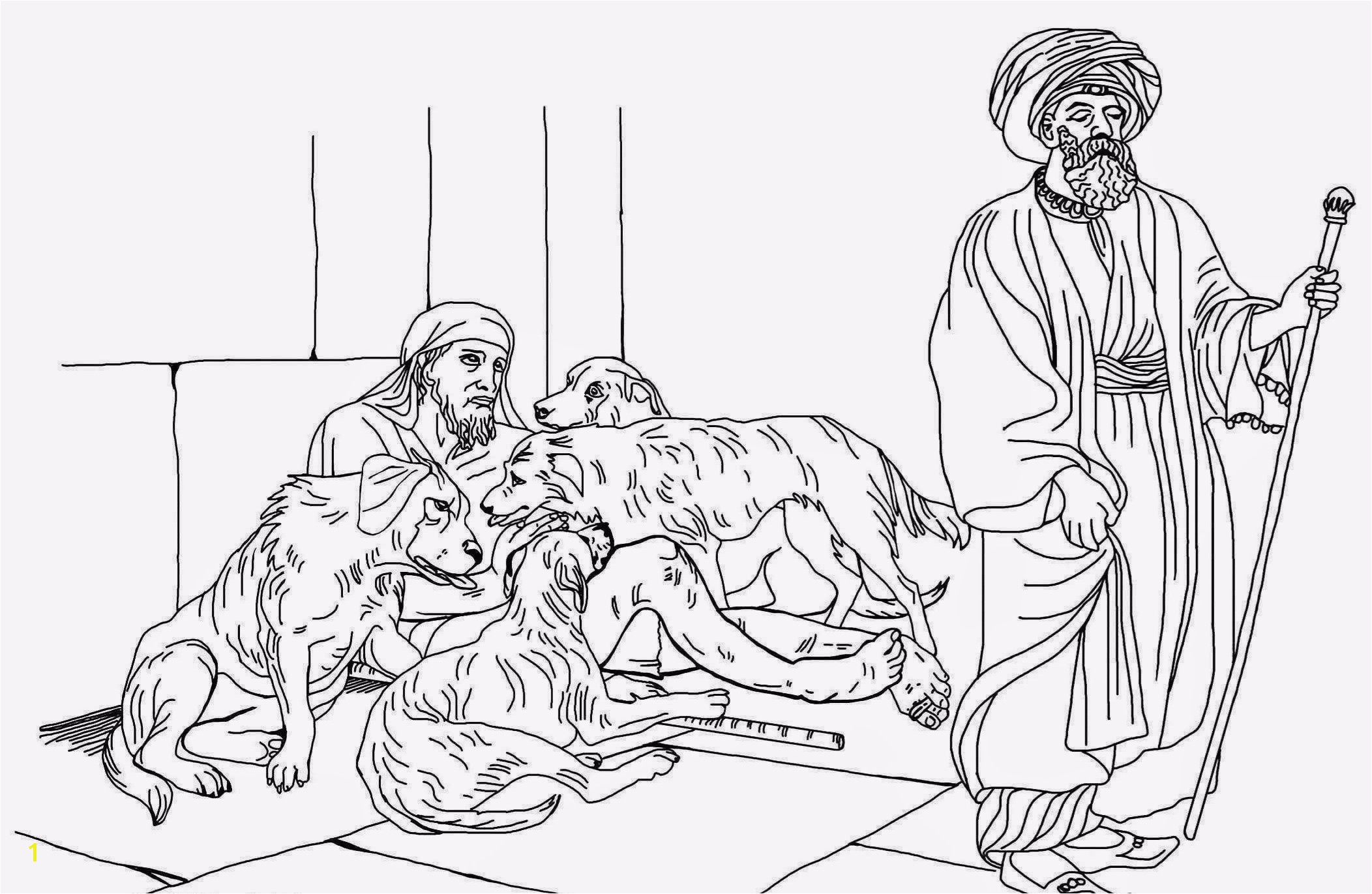 Rich Man and Lazarus Coloring Page Unique Lazarus Coloring Page Perfect Ideas Beautiful Rich Man and
