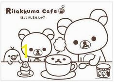 Free Printable Rilakkuma Coloring Page