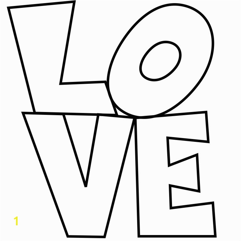 Best Robert Indiana Love Coloring Page graph