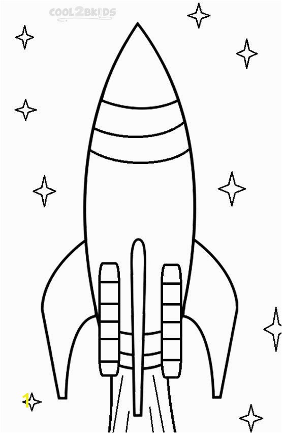 Printable Rocket Ship Coloring Pages For Kids