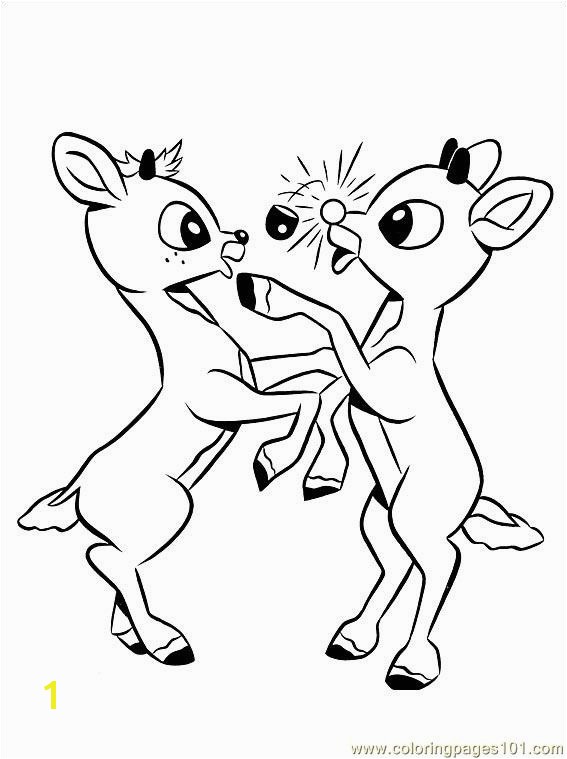 Rudolph006 10 Cuvni Rudolph Coloring Pages Christmas Coloring For