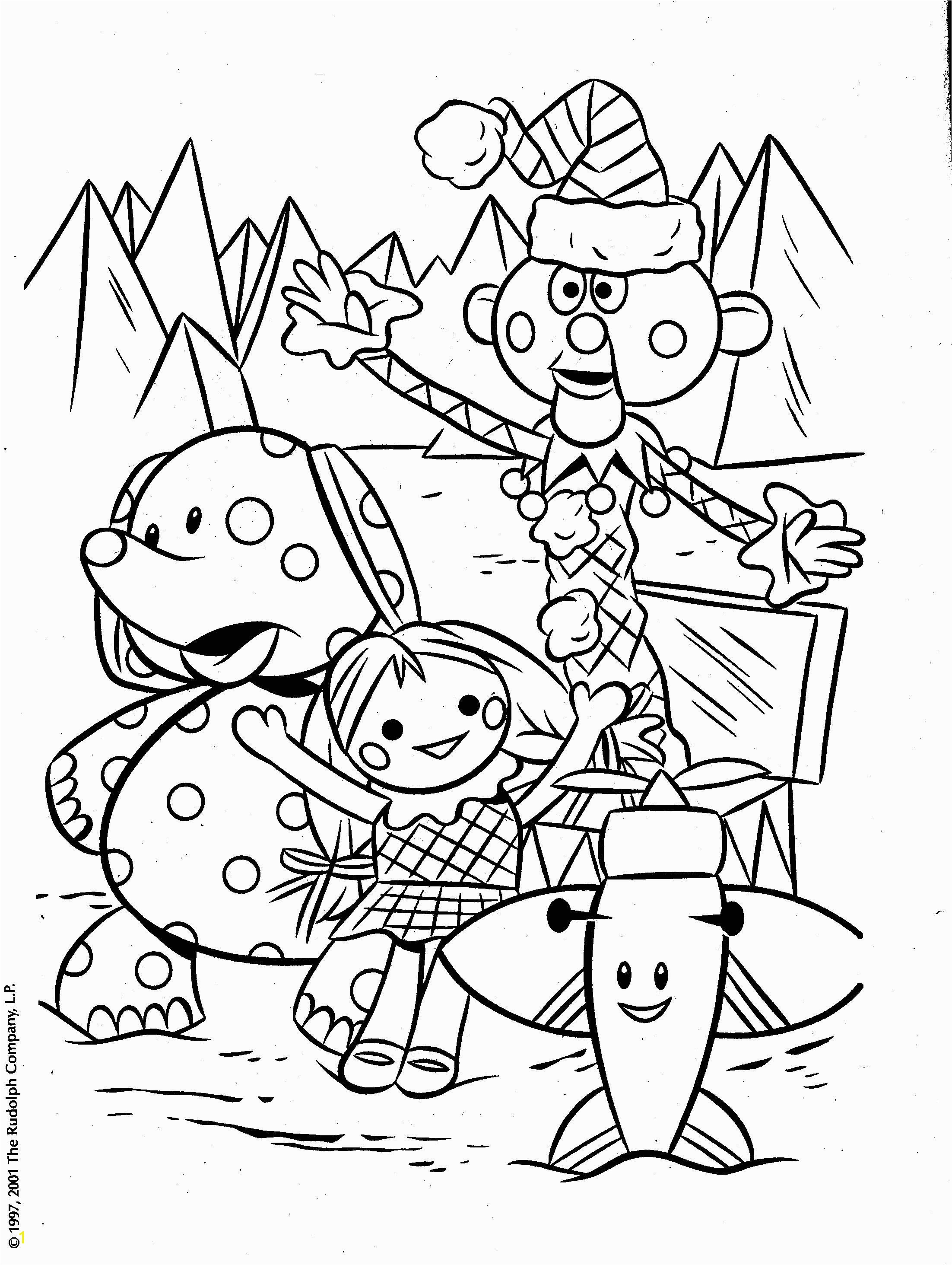 Rudolph Misfit Toys Coloring Pages