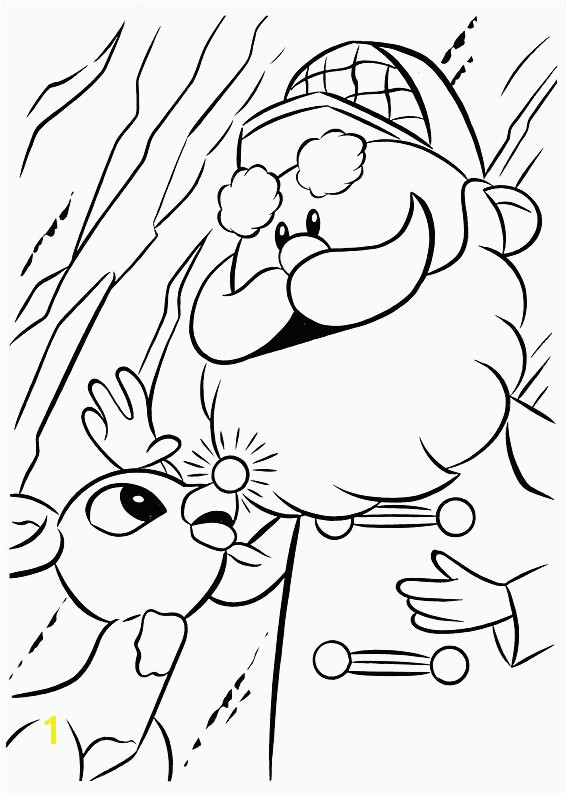 Rudolph the Red Nosed Reindeer Coloring Pages Rudolph the Red Nosed Reindeer Coloring Pages On Coloring Bookfo