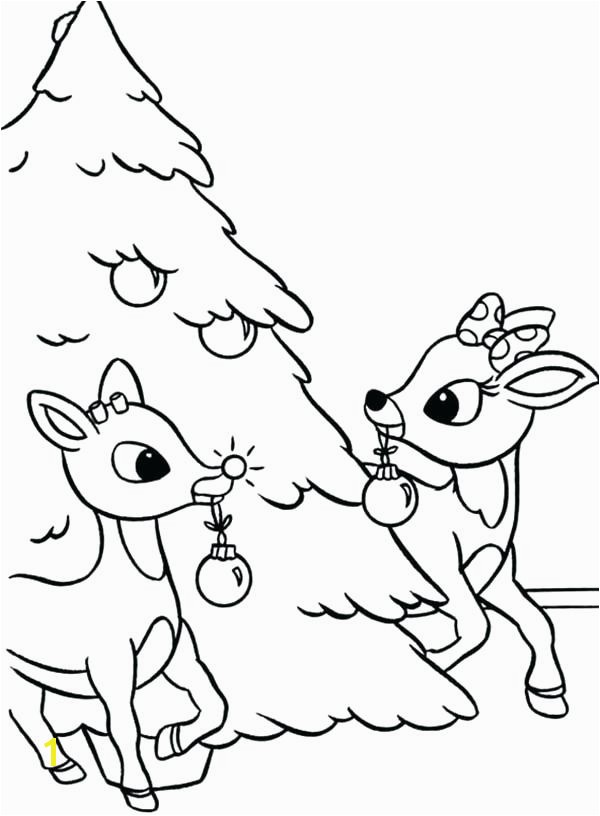 Rudulph Coloring Pages Rudulph Coloring Pages Coloring Pages and Decorated Regarding 9