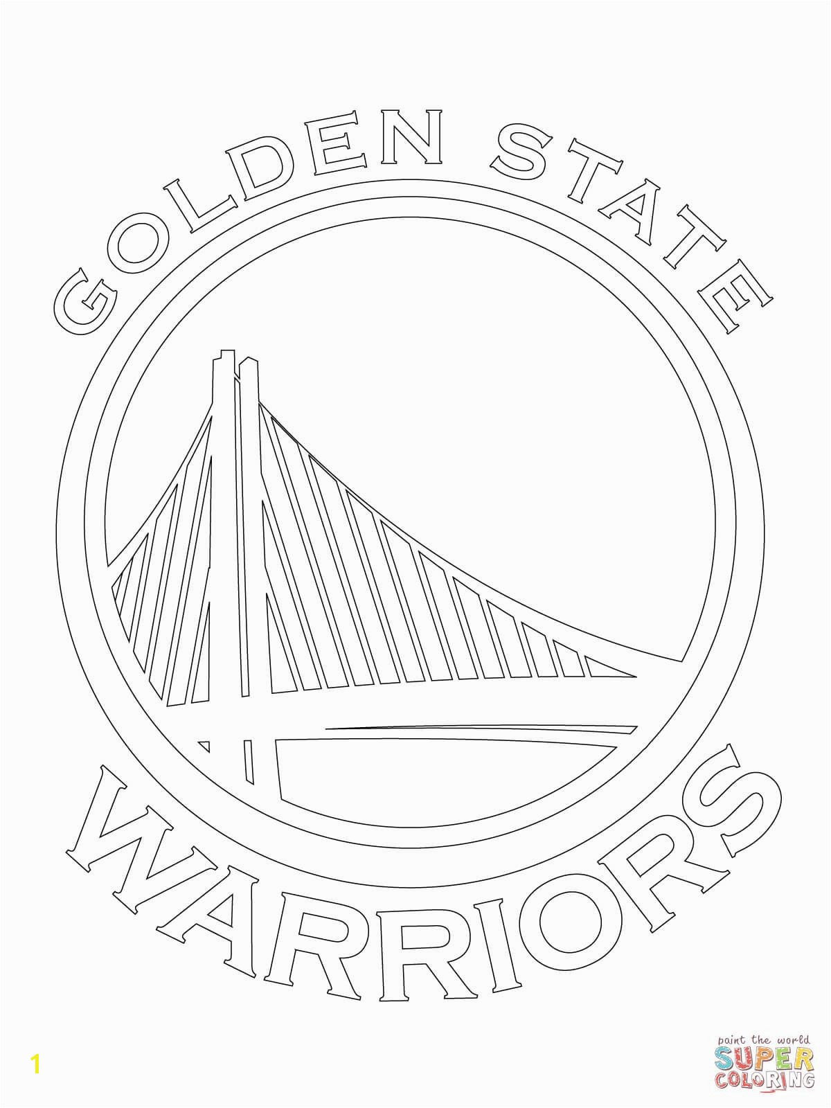 Russell Westbrook Coloring Pages State Warriors Logo Coloring Page