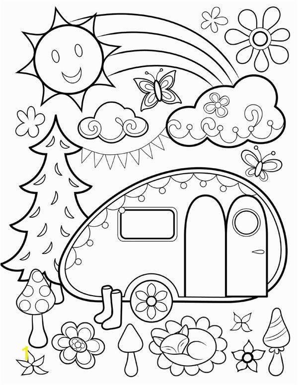 Free coloring page from Thaneeya McArdle s Happy Campers Coloring Book Campers Coloring Book Fun dp