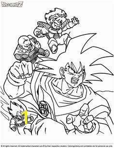 Dragon Ball Z coloring page