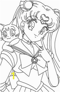 Free sailor moon coloring pages for kids