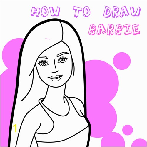 How to Draw a Minion How to Draw Barbie how to draw lesson How to Draw Barbie Lyria coloring page