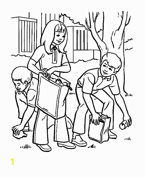 600x734 Helping Coloring Pages