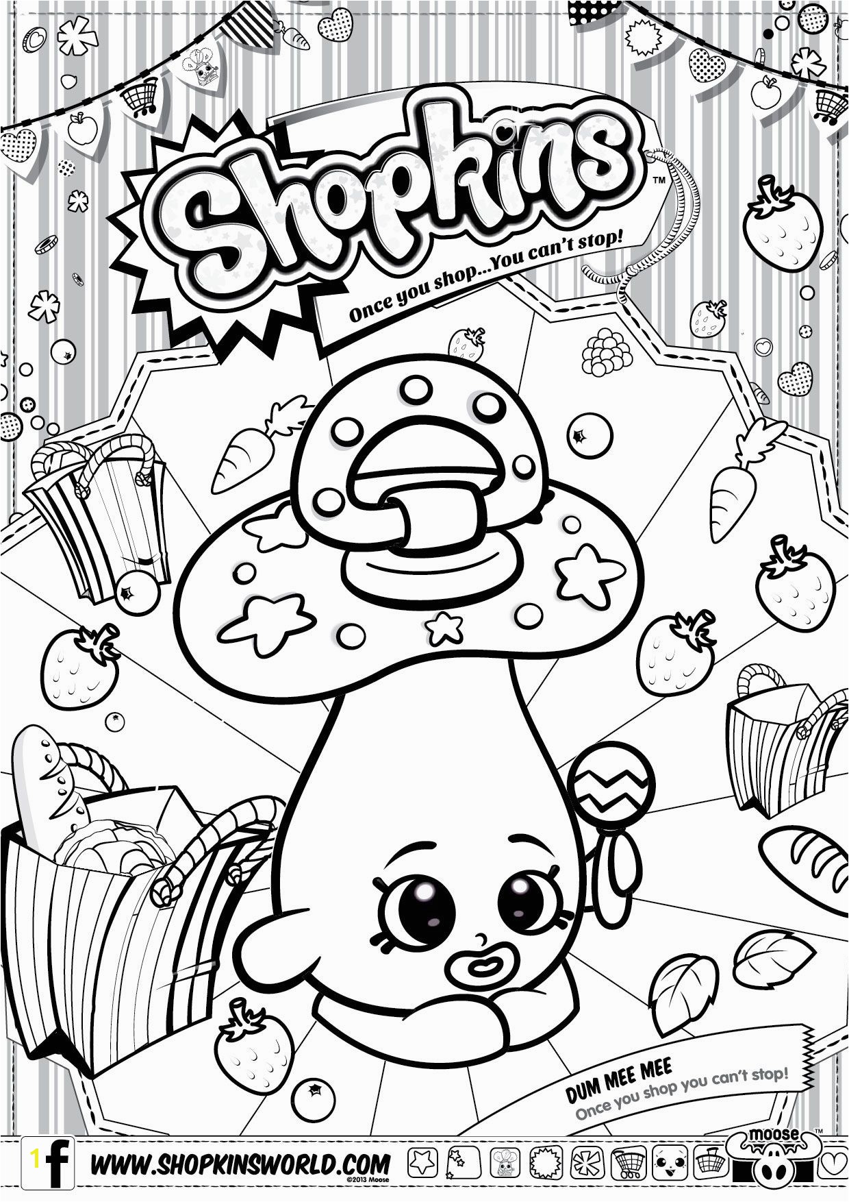 shopkin coloring sheets