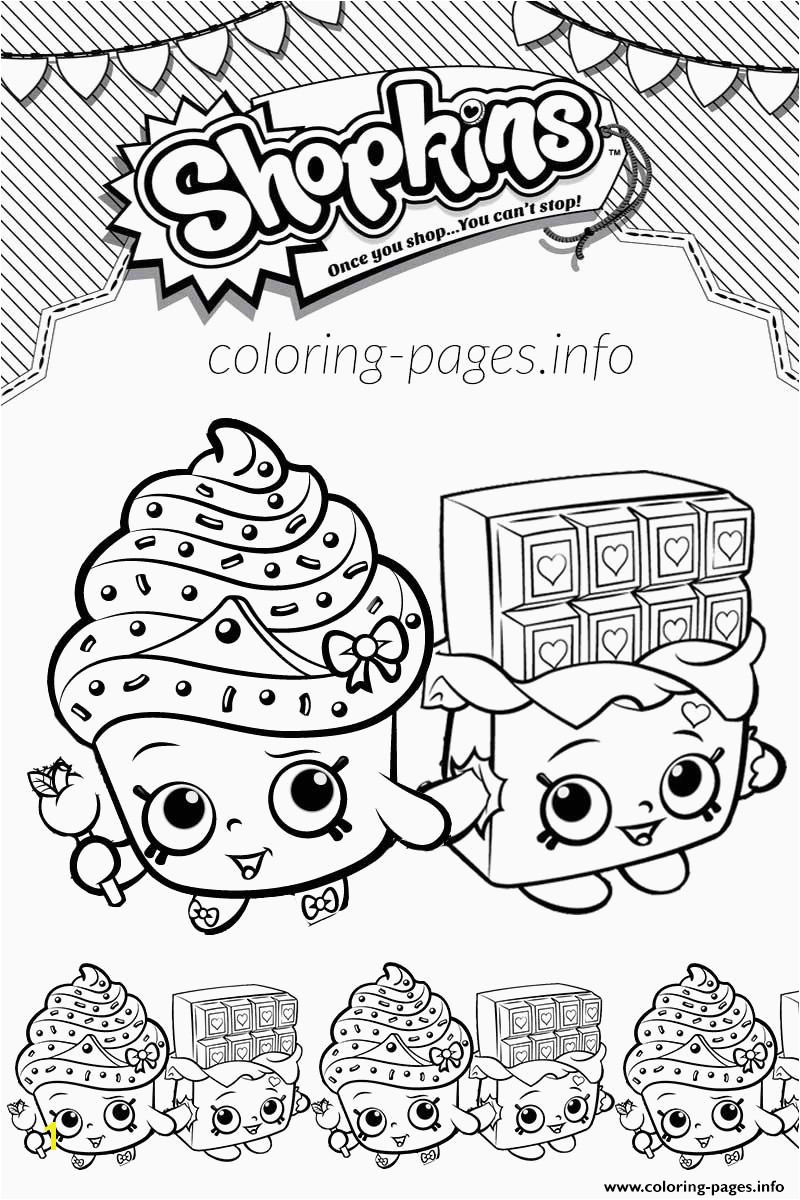 Free Coloring Games Beautiful Print Shopkins Cupcake Queen Cheeky Chocolate Love Coloring Pages