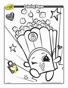 Shopkins Coloring Page