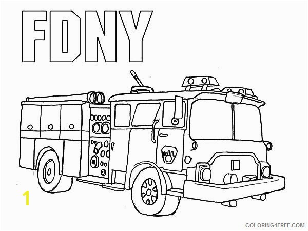 Fire Truck Coloring Pages Fire Truck Coloring Pages For Kids Printable Coloring4free