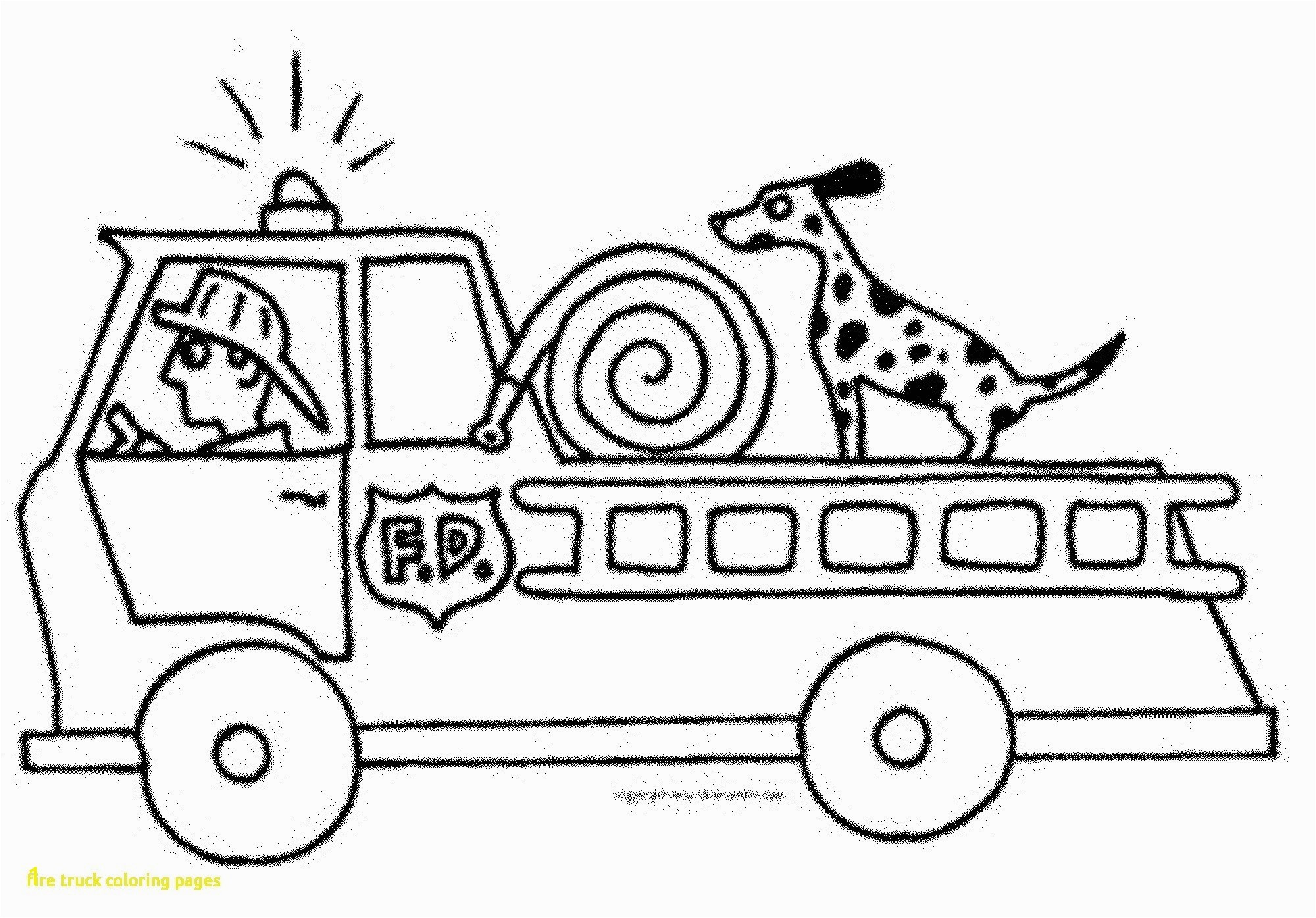 Simple Fire Truck Coloring Page Fire Truck Coloring Pages Sample thephotosync