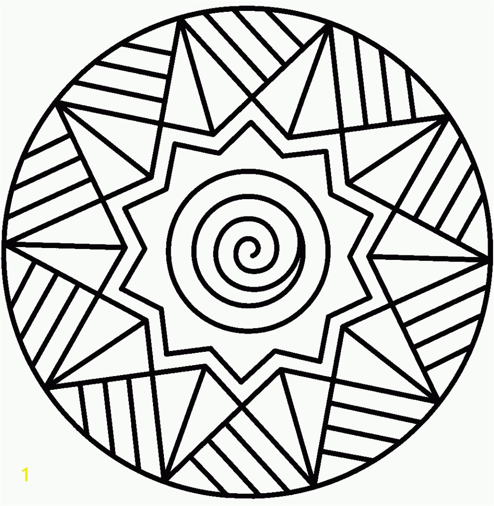 Mandala Coloring Pages Printable Simple Mandalas Pinterest Free For