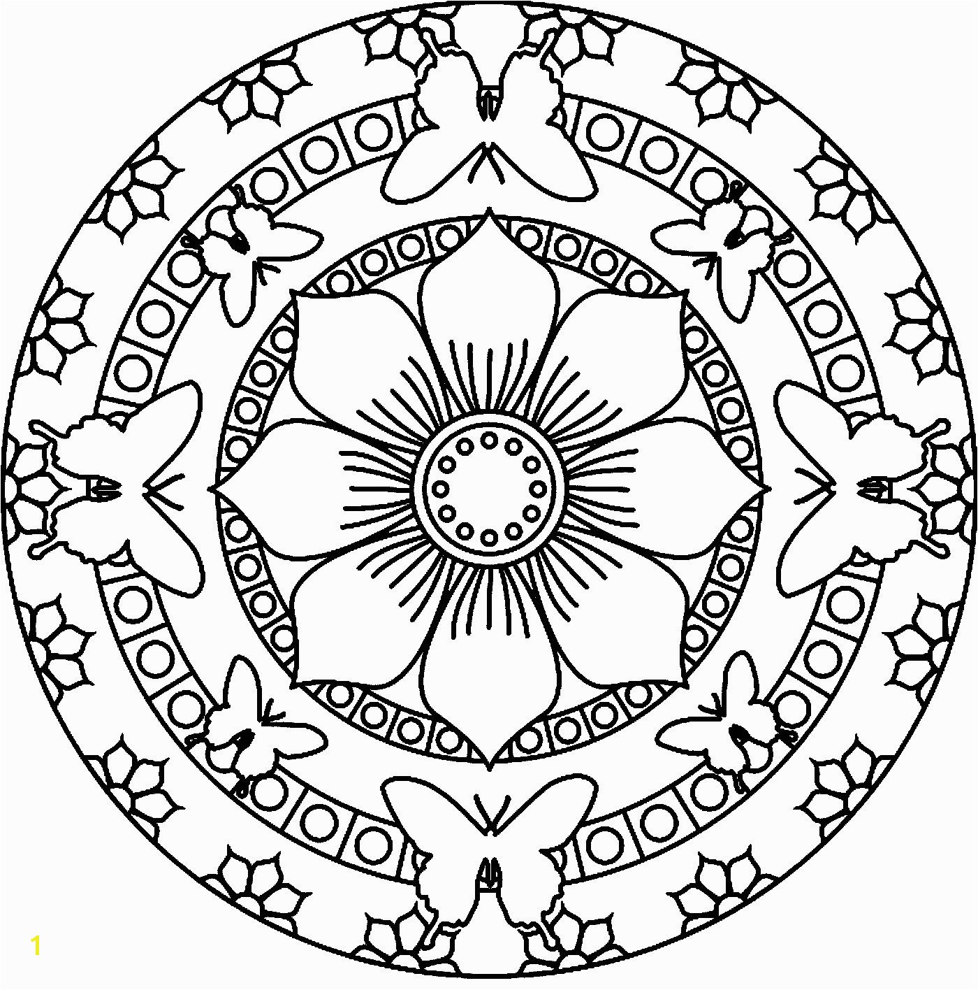 Simple Mandala Coloring Pages Printable Simple Mandala Coloring Pages Printable Download