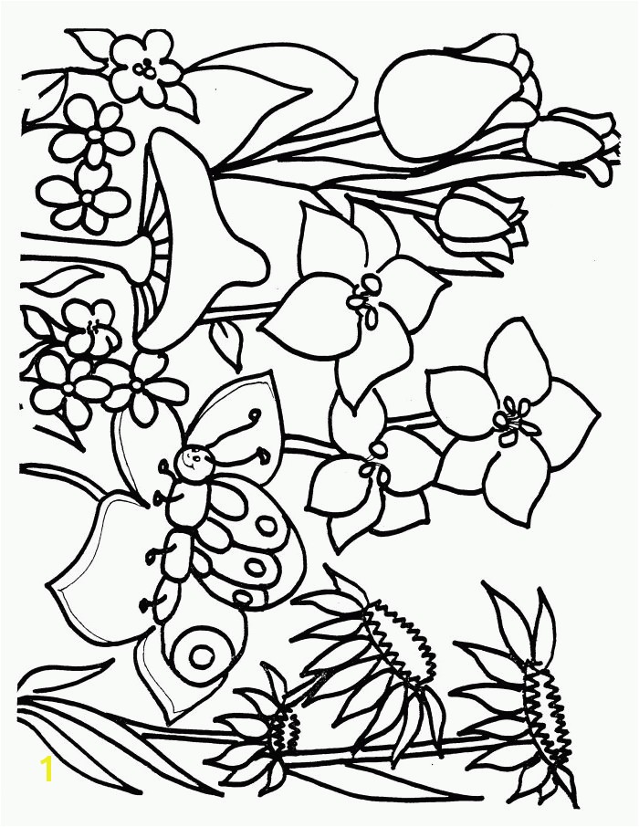 flower Page Printable Coloring Sheets