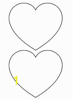 Free Printable Heart Templates – Medium & Small Stencils to Cut Out 