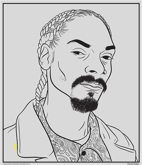 Snoop Dogg Coloring Pages Bun B S Rap Coloring and Activity Book