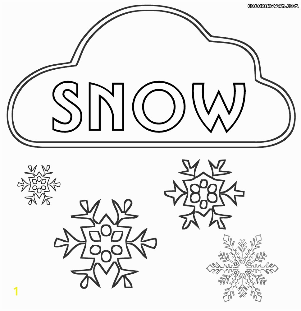 Snow Plow Coloring Page Snow Coloring Sheets