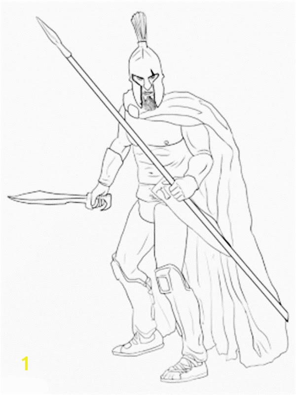 Spartan Warrior Coloring Pages Samurai Warrior Coloring Pages at Getcolorings