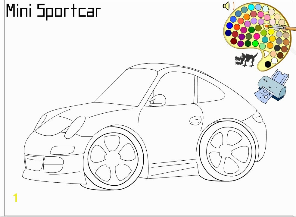 Sports Car Coloring Pages for Adults Sports Car Coloring Pages for Kids Sports Car Coloring Pages
