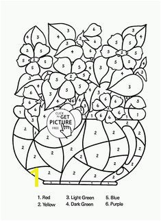 Spring Coloring Pages Free Printable Nicole S Free Coloring Pages Color by Numbers Flowers Coloring